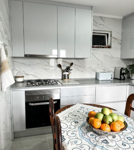 Remodelação de cozinha em Agualva-Cacém, Lisboa. Renovação de cozinha completa por JCC Design.