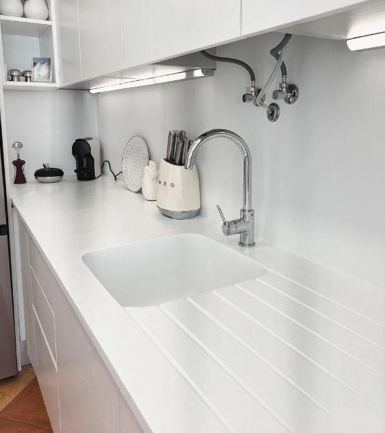 Remodelação de cozinha em Lisboa. Renovação de cozinha parcial por JCC Design.
