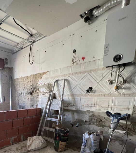 Remodelação de cozinha em Sintra, Lisboa. Renovação de cozinha completa por JCC Design.
